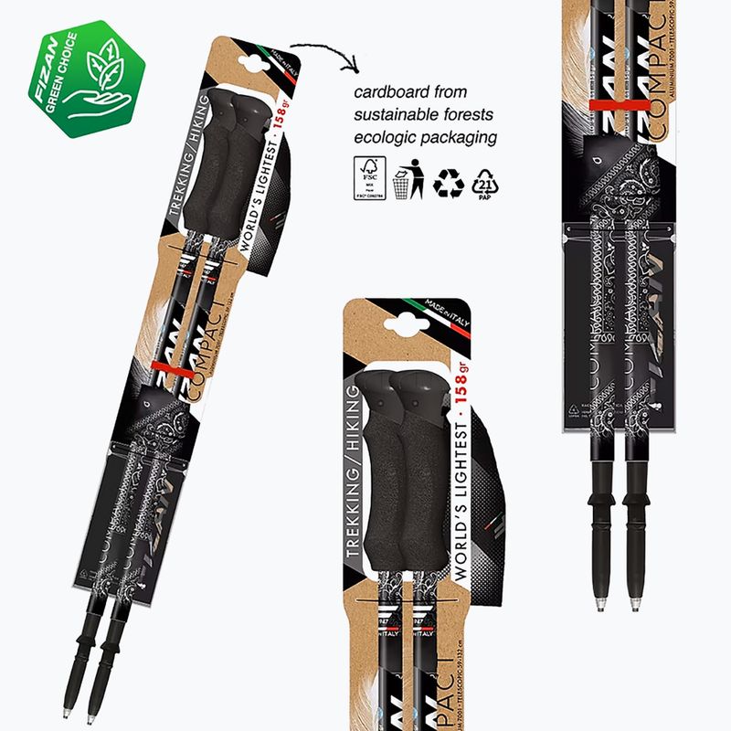 Fizan Compact MS trekking poles black 3