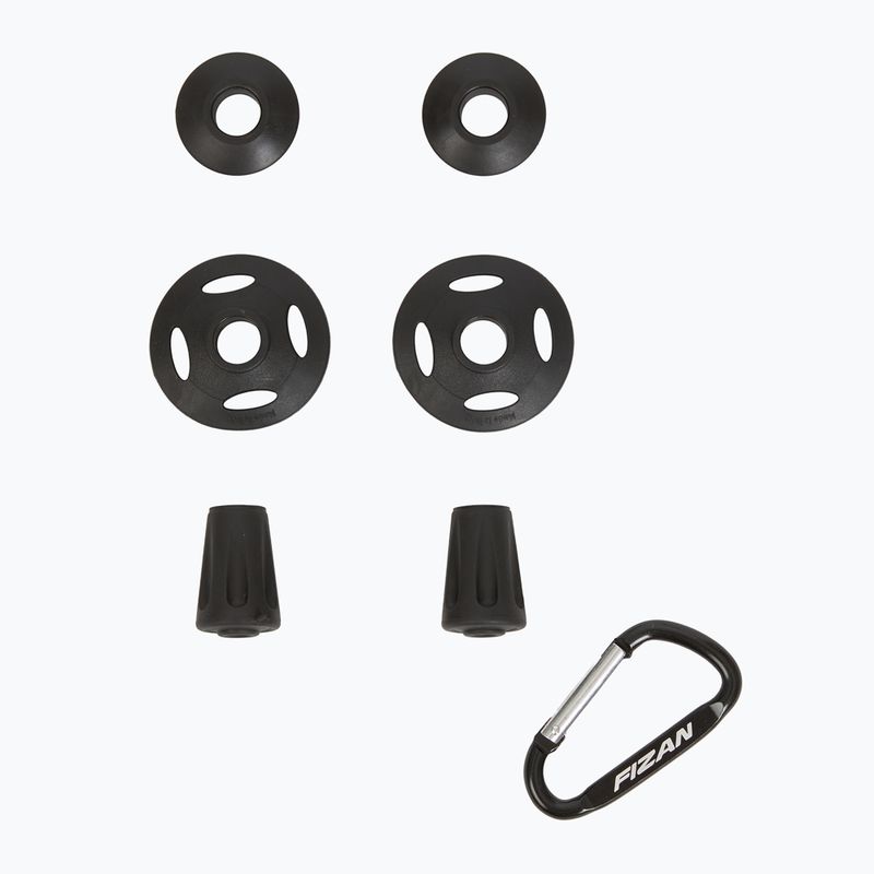 Fizan Compact MS magenta trekking poles 10