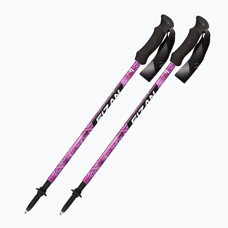Fizan Compact MS magenta trekking poles