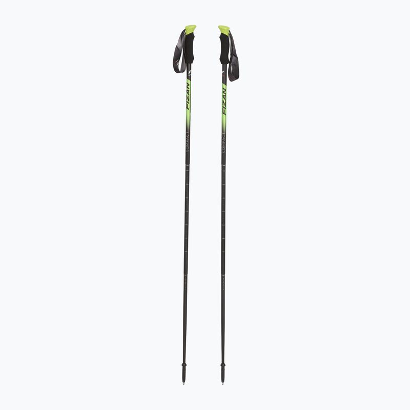 Fizan Compact green trekking poles