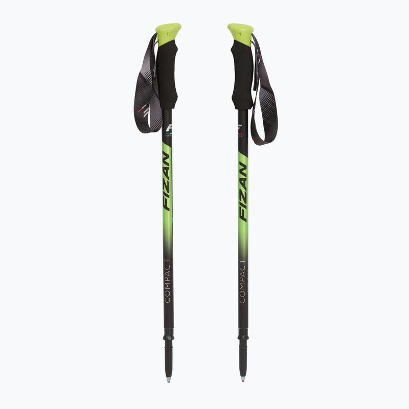 Fizan Compact green trekking poles 5