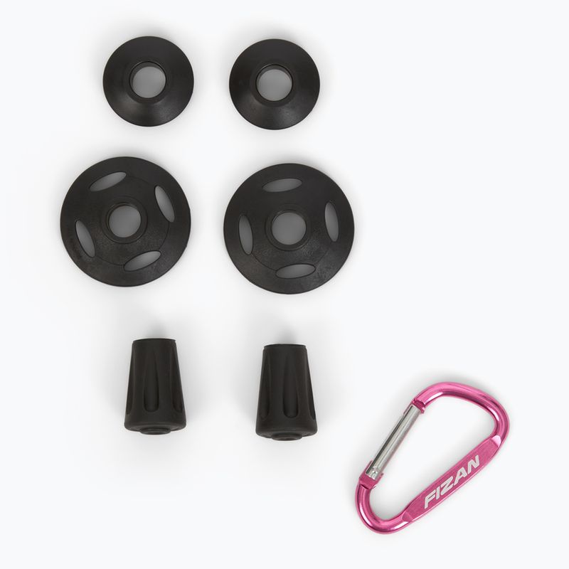 Fizan Compact green trekking poles 7