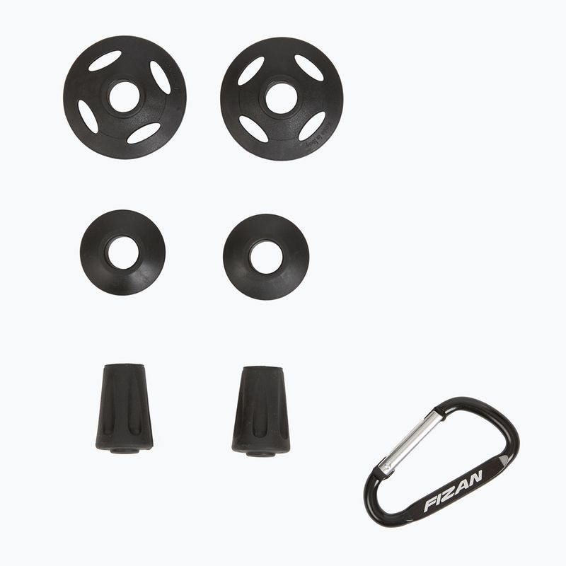 Fizan Compact red trekking poles 7