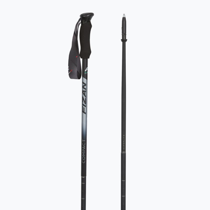 Fizan Compact grey trekking poles 3