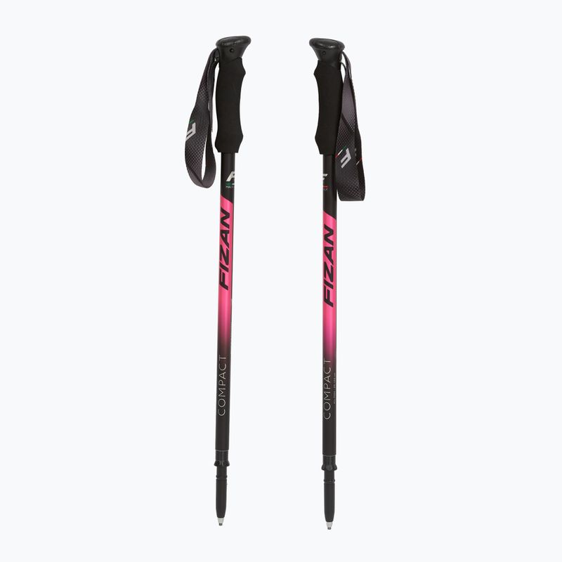Fizan Compact pink trekking poles 5