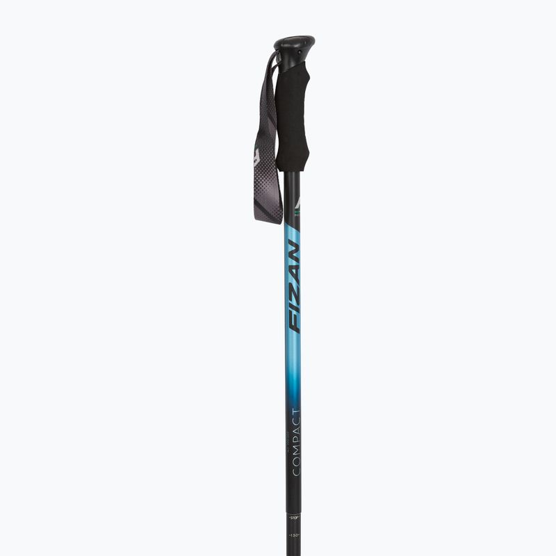 Fizan Compact ocean blue trekking poles 2