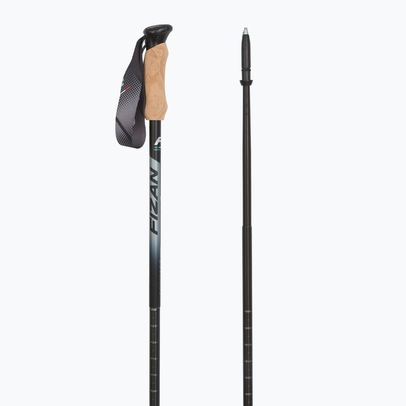 Fizan Compact 4 black trekking poles 3