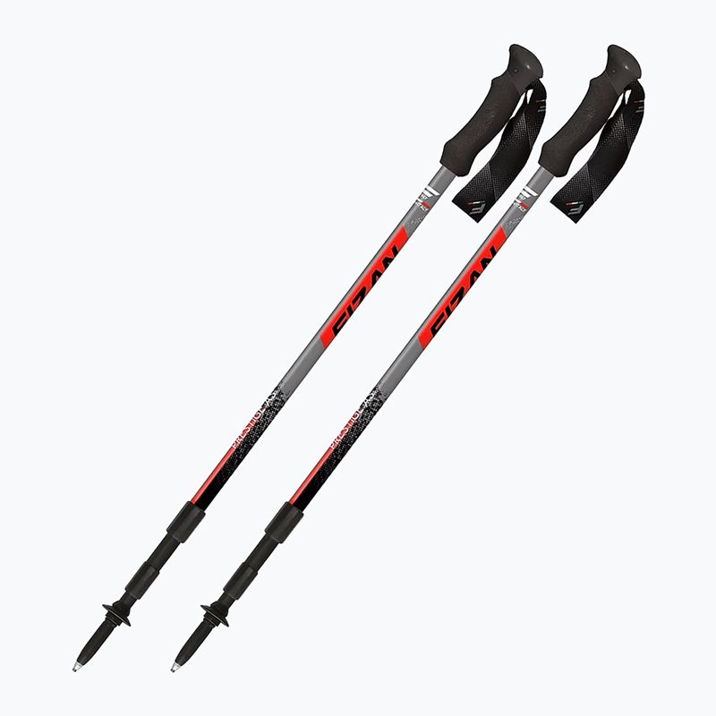Fizan Prestige A/S trekking poles red