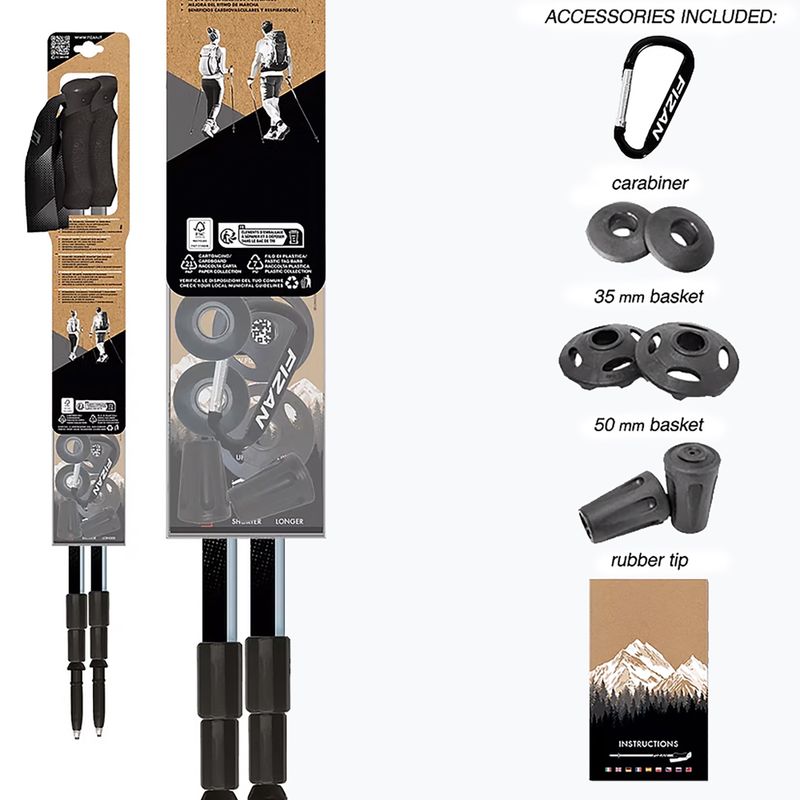 Fizan Prestige sugar paper trekking poles 11