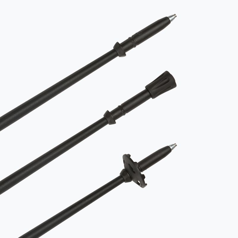 Fizan Tierra grey/coral trekking poles 6