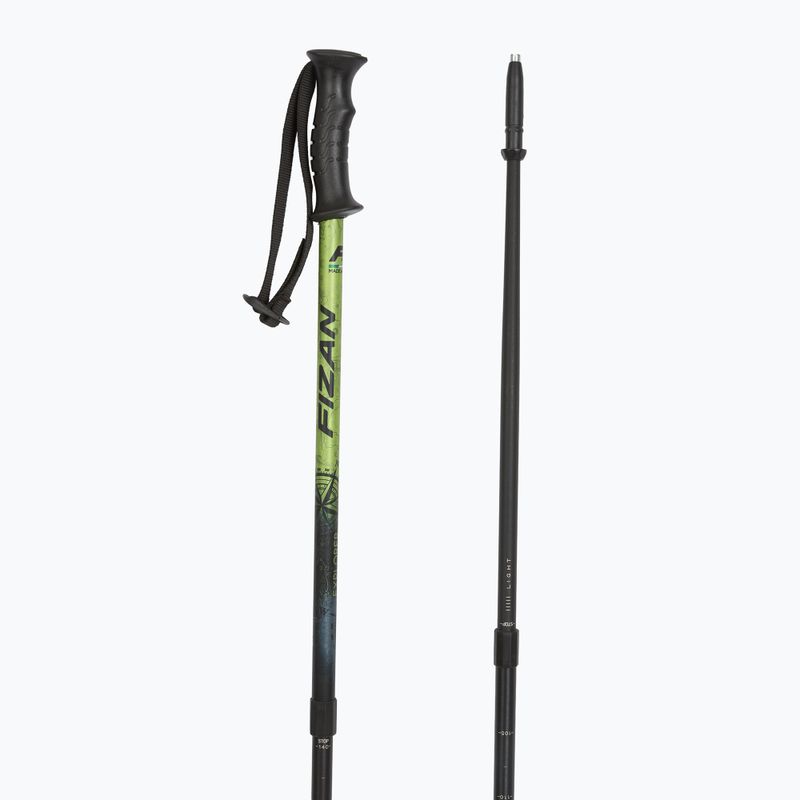 Fizan Explorer lime/gray trekking poles 3