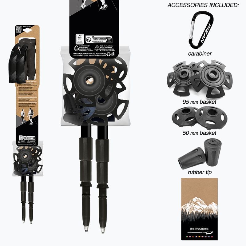 Trekking poles Fizan Lhotse light blue 9