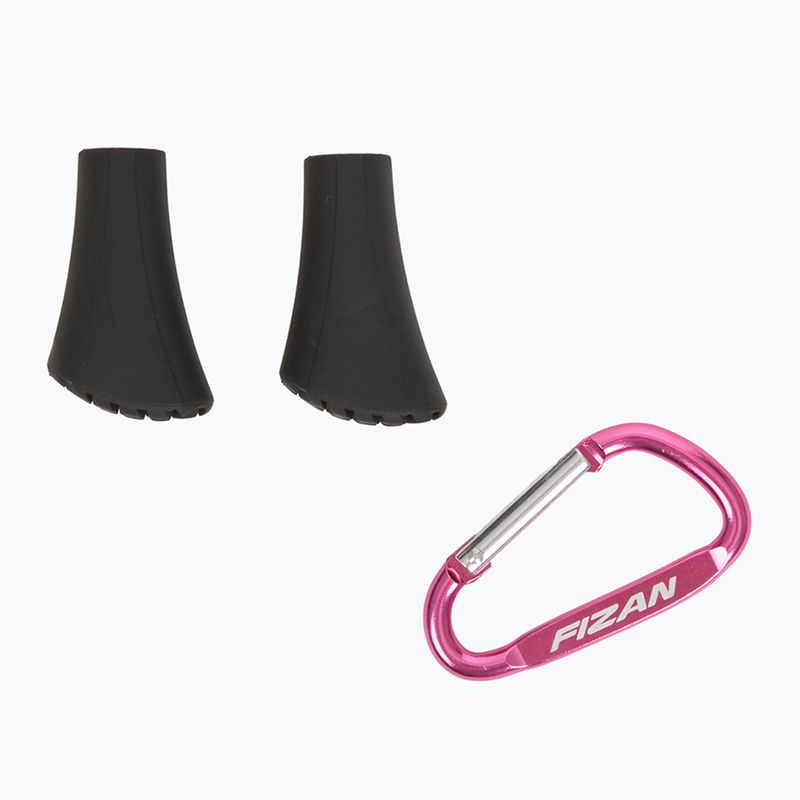 Nordic walking poles Fizan Carbon Pro yellow 7