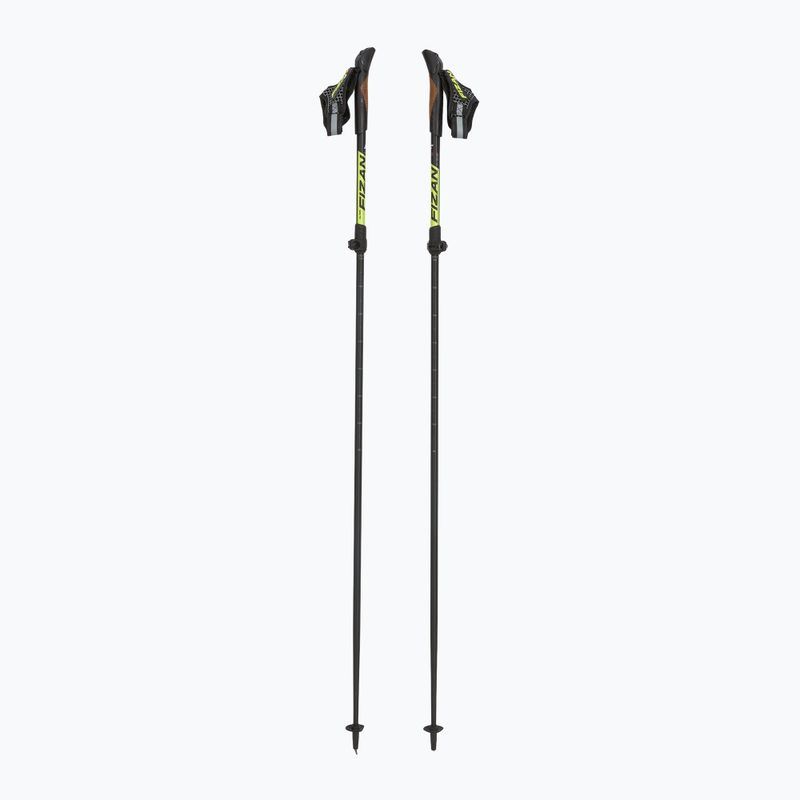 Fizan Tekno Race nordic walking poles yellow