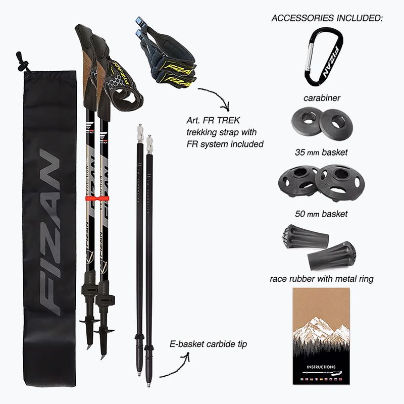 Fizan R-evolution Pro poles grey/beige 4