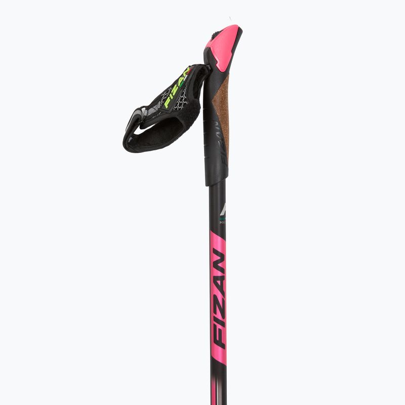 Fizan Speed pink Nordic walking poles 2