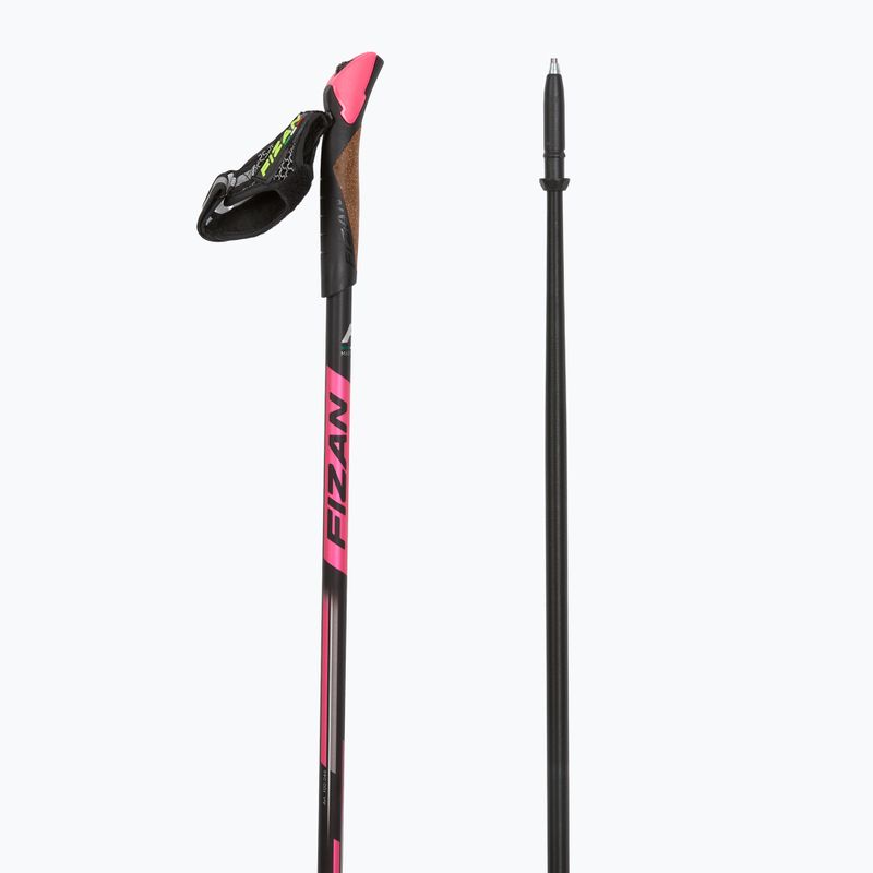 Fizan Speed pink Nordic walking poles 3