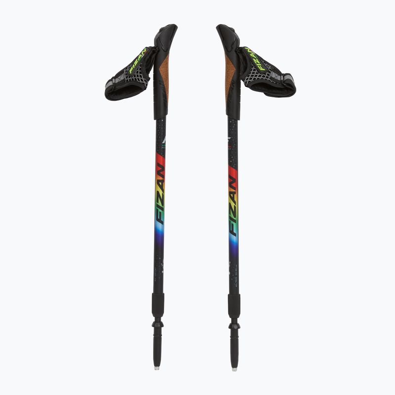 Fizan Speed JR rainbow children's Nordic walking poles 5
