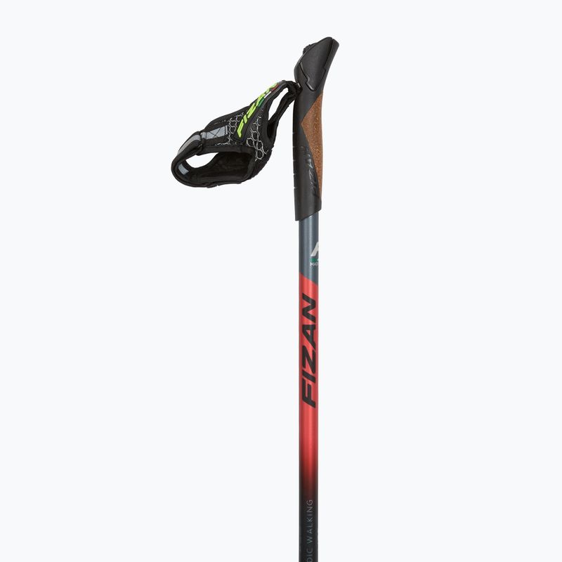 Nordic walking poles Fizan Lite coral 2