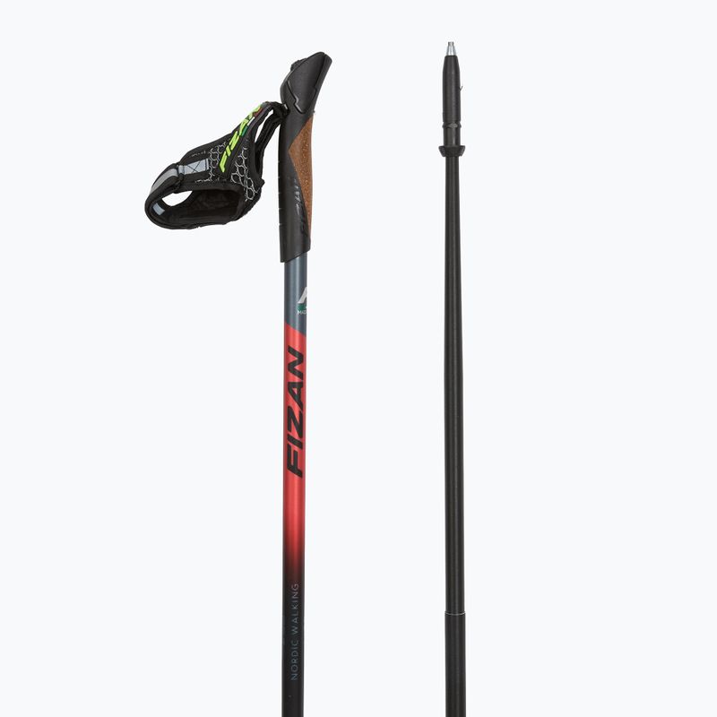 Nordic walking poles Fizan Lite coral 3