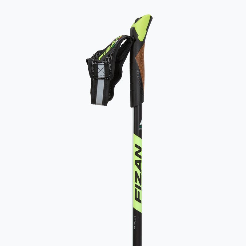 Nordic walking poles Fizan Carbon Race yellow 2
