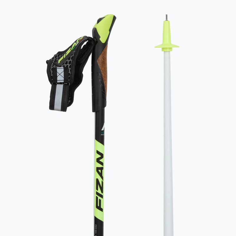 Nordic walking poles Fizan Carbon Race yellow 3