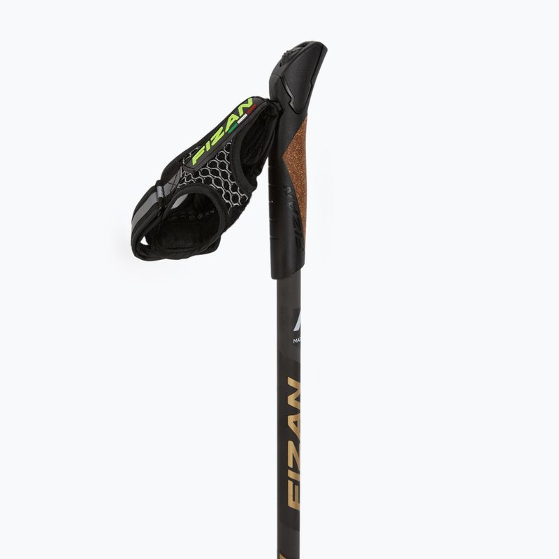 Nordic walking poles Fizan Runner 100063 gold 2