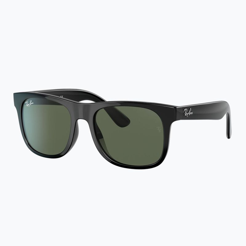 Children's sunglasses Ray-Ban Justin black/dark green 4