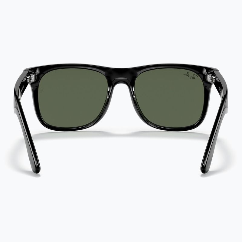 Children's sunglasses Ray-Ban Justin black/dark green 5