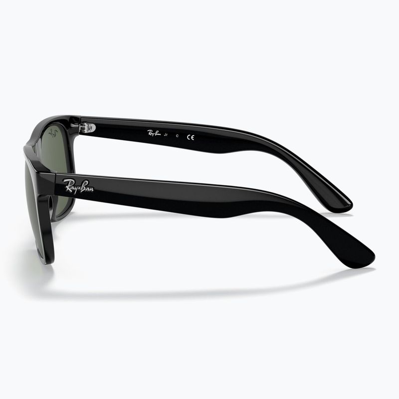 Children's sunglasses Ray-Ban Justin black/dark green 7