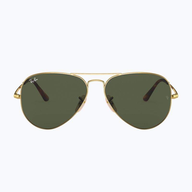 Sunglasses Ray-Ban Aviator Metal II gold arista/green g-15 2
