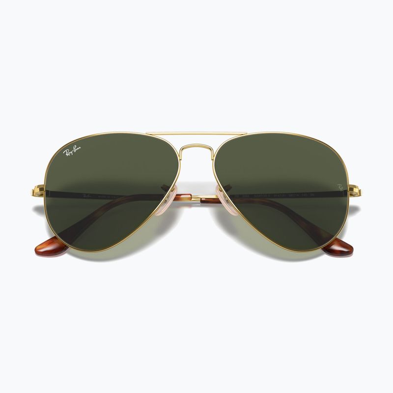 Sunglasses Ray-Ban Aviator Metal II gold arista/green g-15 3