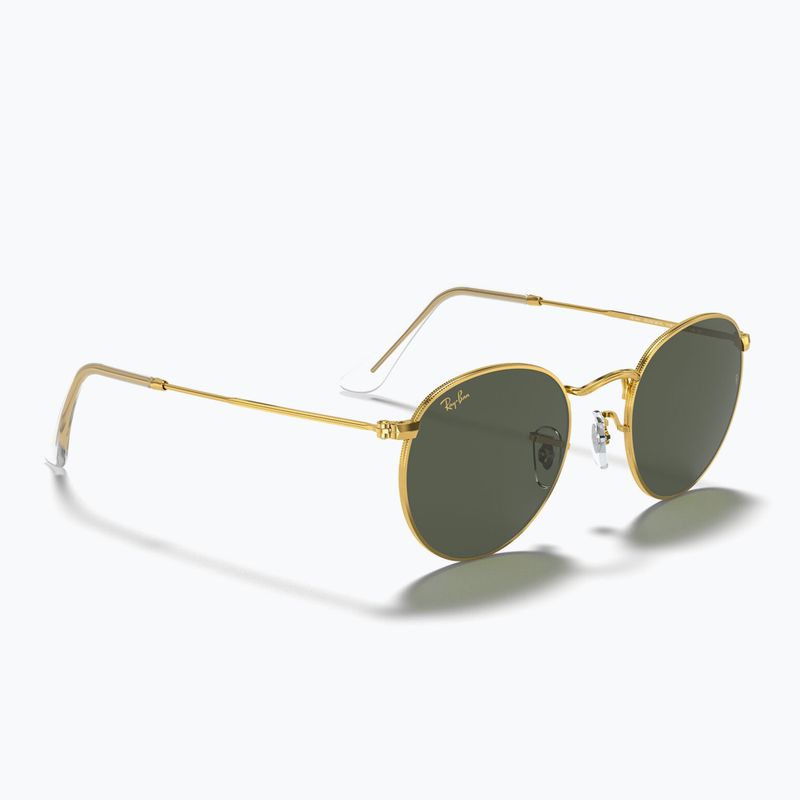 Sunglasses Ray-Ban Round Metal gold/green g-15 4