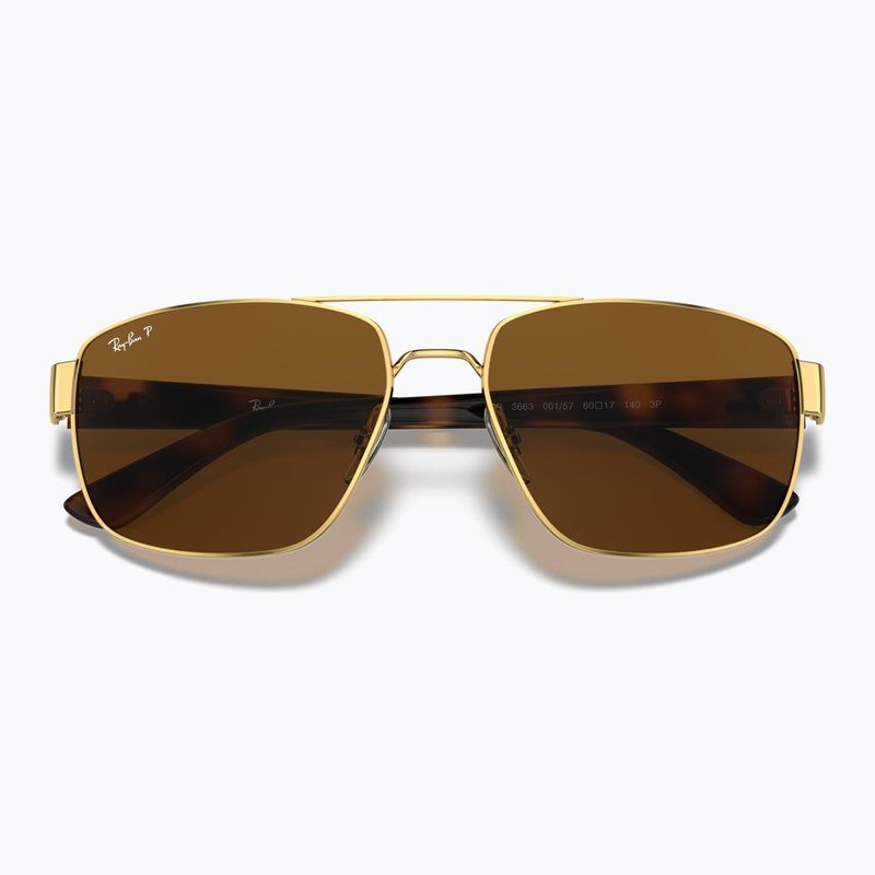 Sunglasses Ray-Ban RB3663 arista gold/brown 3