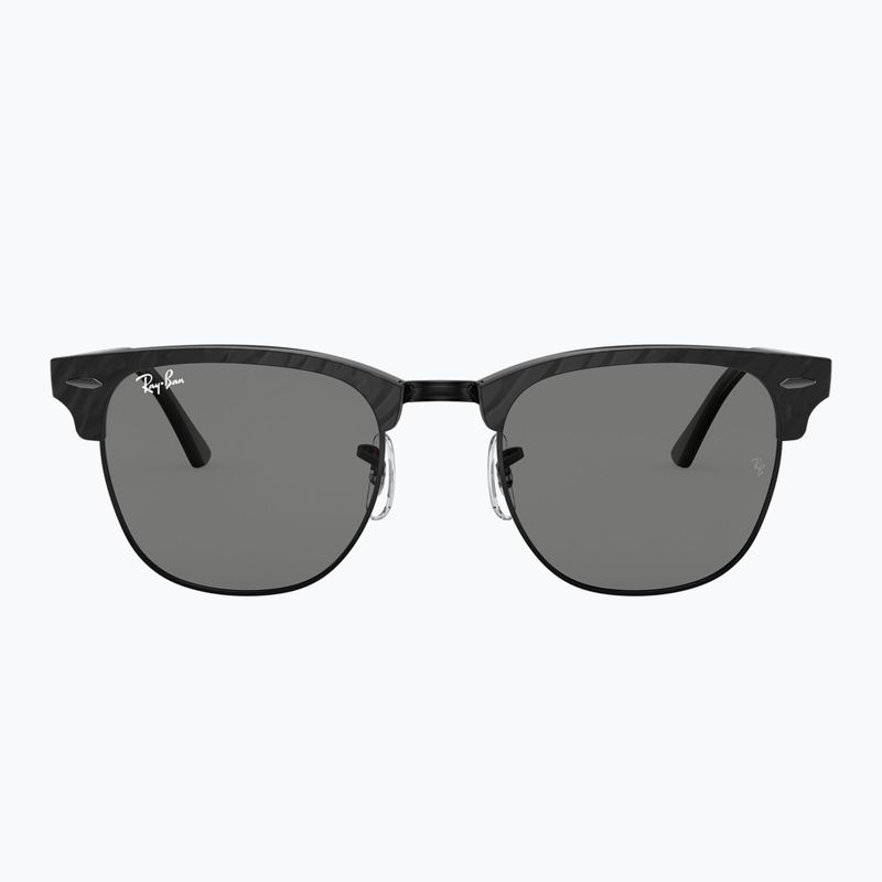 Sunglasses Ray-Ban Clubmaster Marble black/dark grey 2