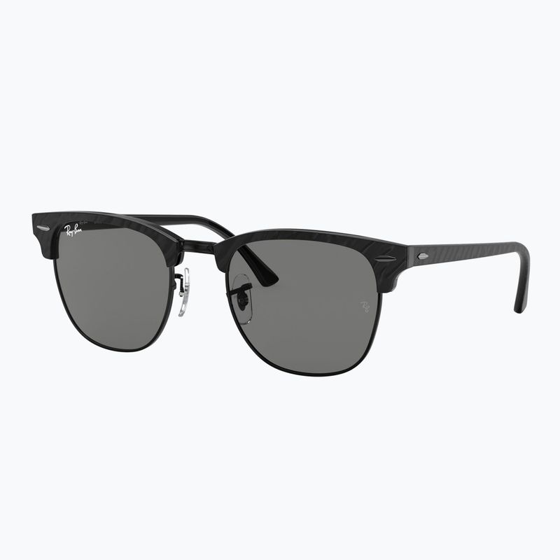 Sunglasses Ray-Ban Clubmaster Marble black/dark grey 4