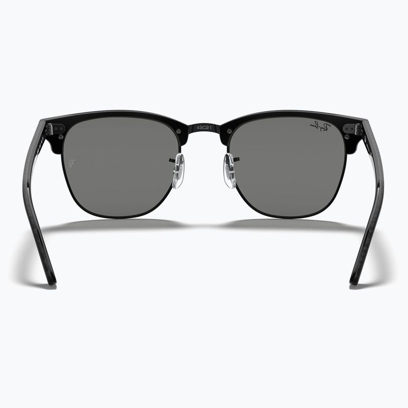 Sunglasses Ray-Ban Clubmaster Marble black/dark grey 5
