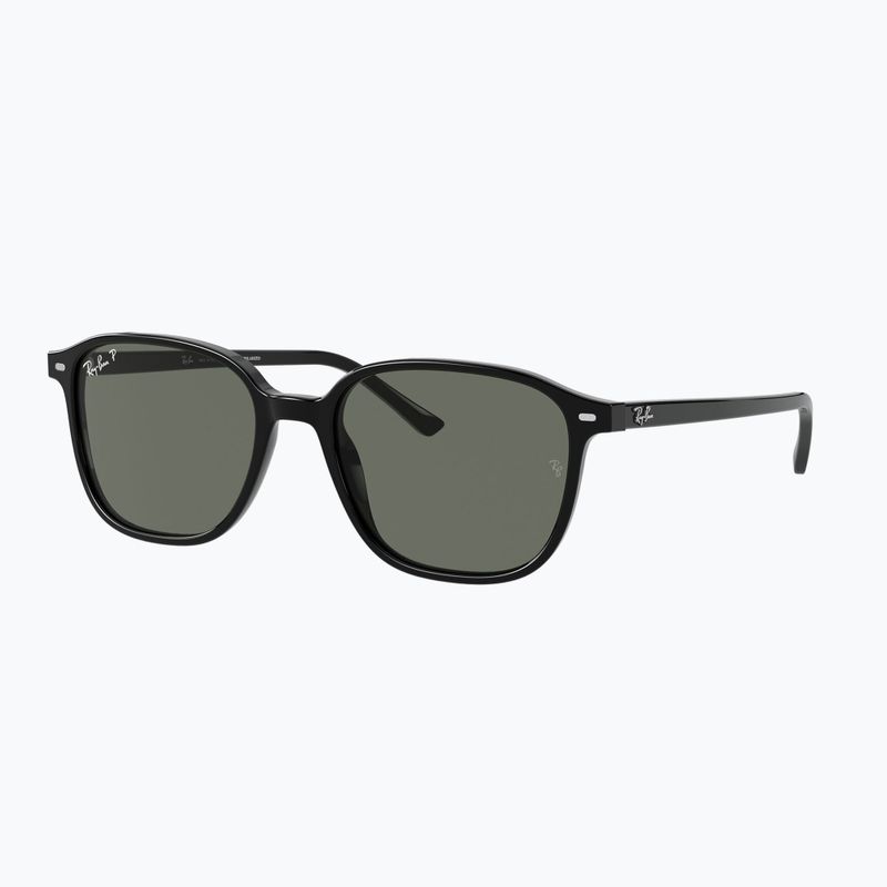 Sunglasses Ray-Ban Leonard black/green g-15 polarized 4