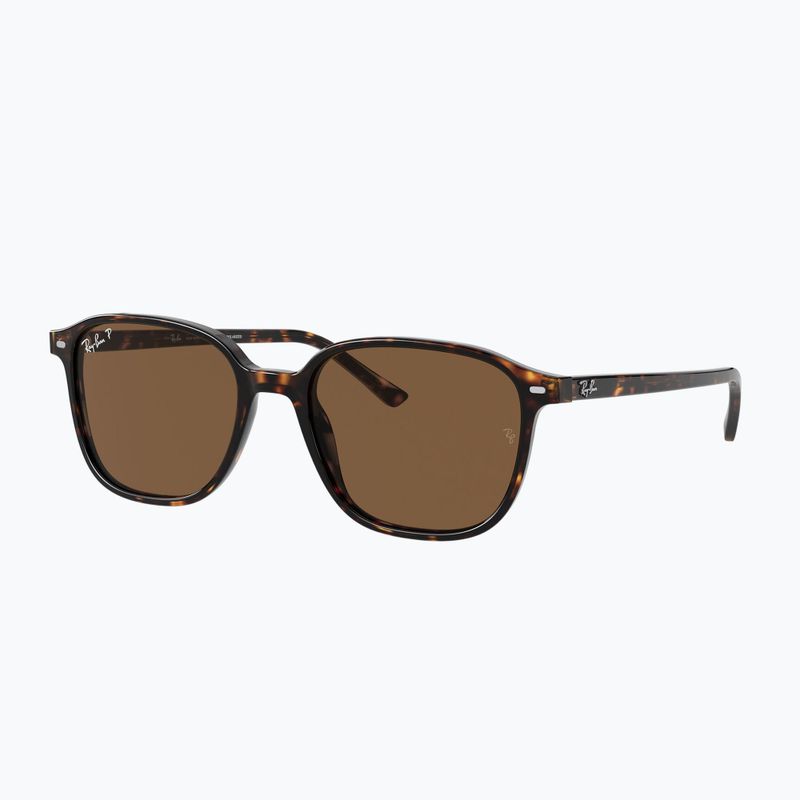 Sunglasses Ray-Ban Leonard tortoise/brown polarized 4