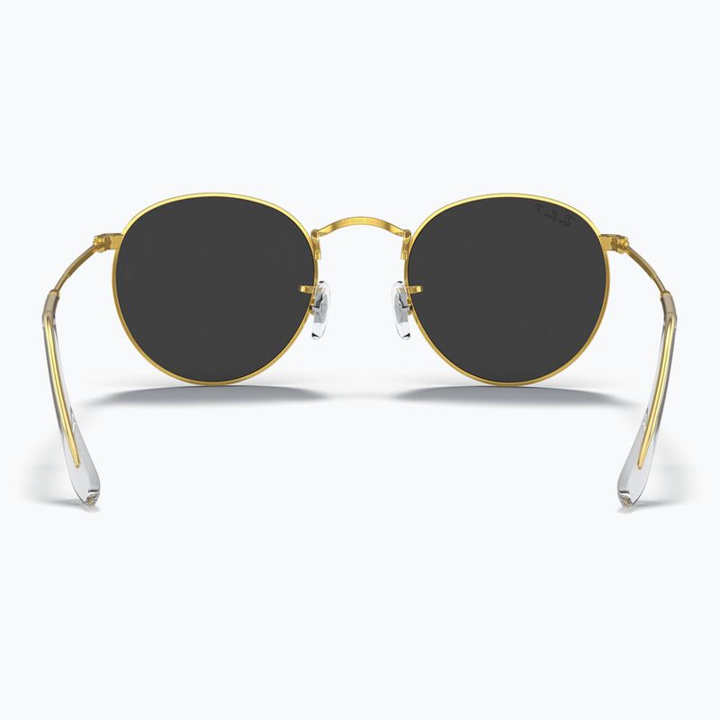 Sunglasses Ray-Ban Round Metal gold/black polarized 5