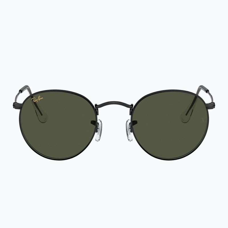 Sunglasses Ray-Ban Round Metal black/green g-15 2