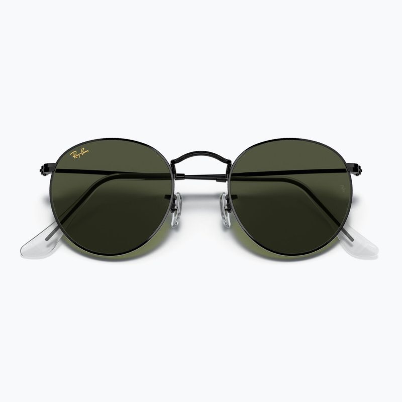 Sunglasses Ray-Ban Round Metal black/green g-15 3