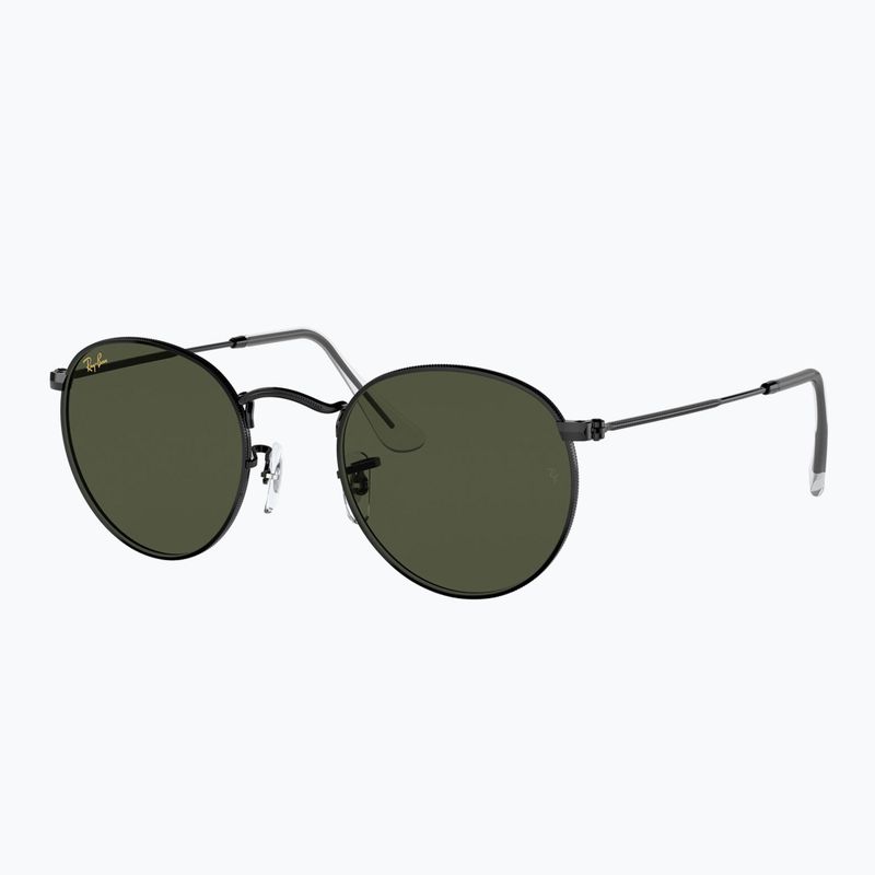 Sunglasses Ray-Ban Round Metal black/green g-15 4