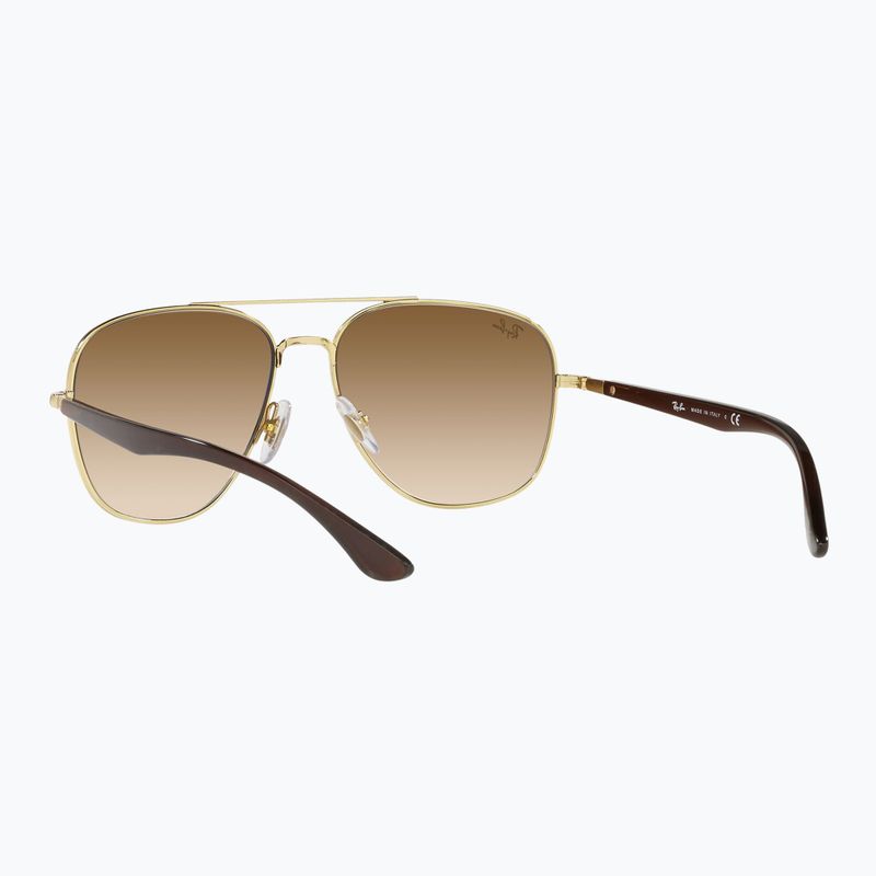 Sunglasses Ray-Ban RB3683 arista gold/brown 6