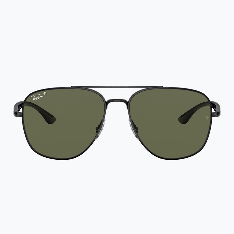 Sunglasses Ray-Ban RB3683 black/green g-15 polarized 2