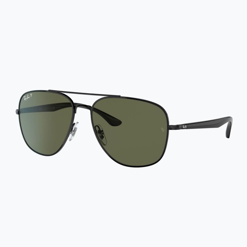 Sunglasses Ray-Ban RB3683 black/green g-15 polarized 4