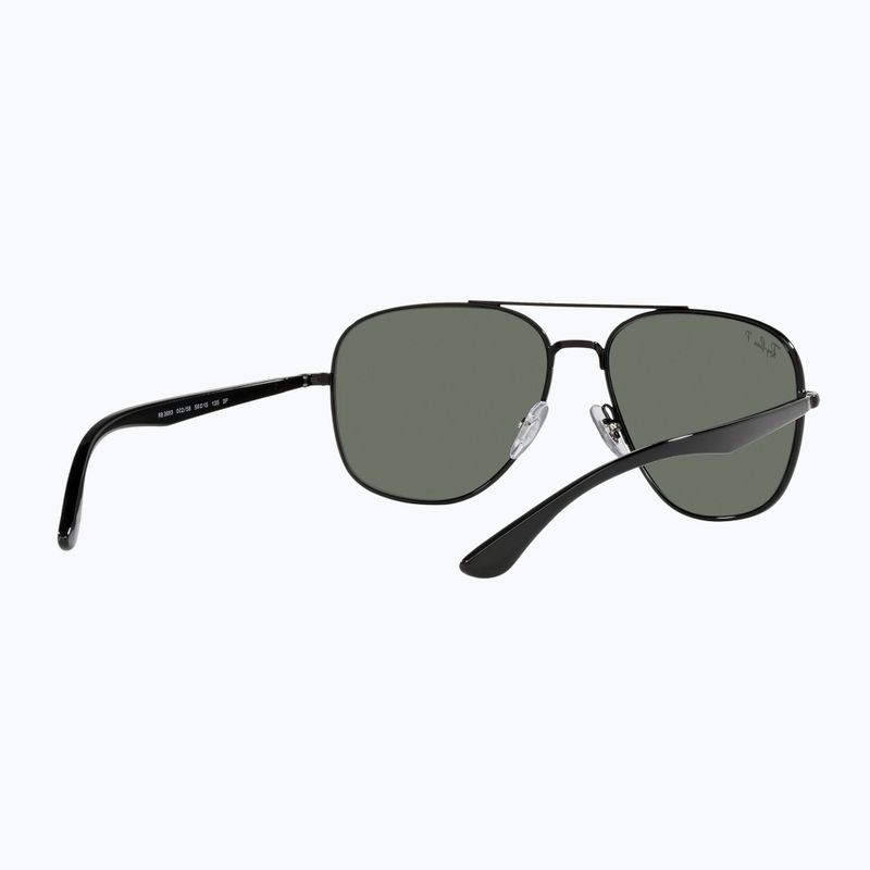 Sunglasses Ray-Ban RB3683 black/green g-15 polarized 6