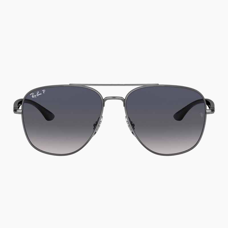 Sunglasses Ray-Ban RB3683 brass/blue grey polarized 2