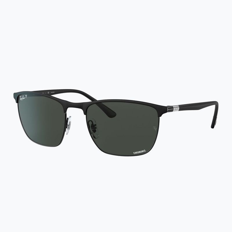 Sunglasses Ray-Ban RB3686 Polarized+ Lenses matte black/dark grey polarized+ 4