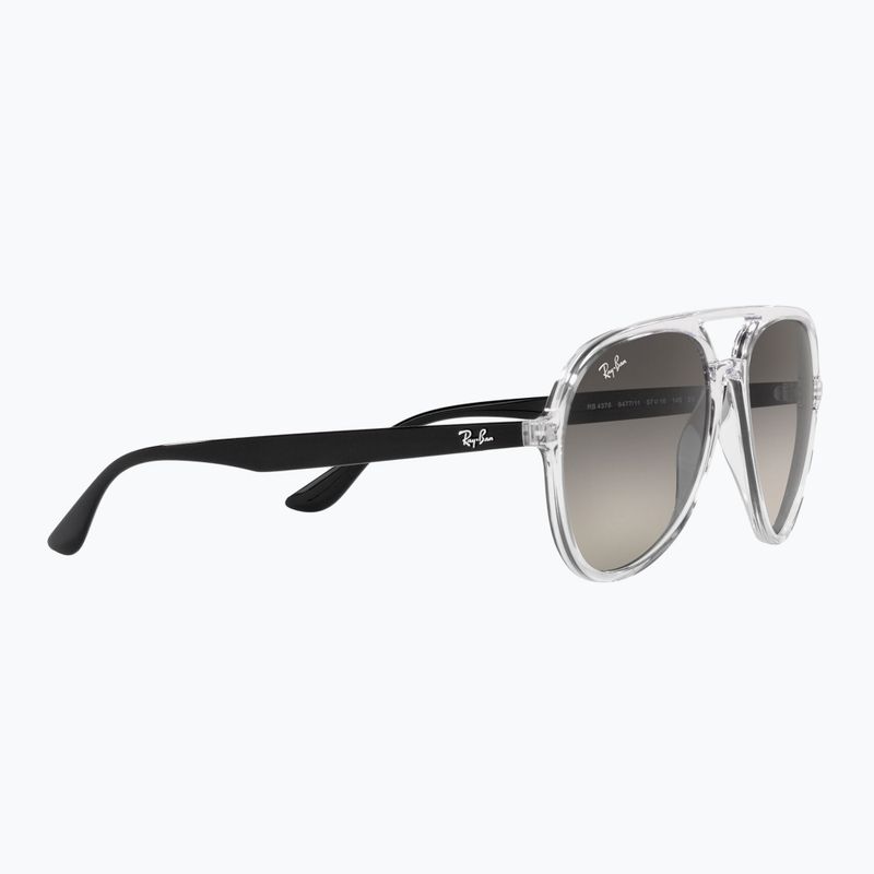 Sunglasses Ray-Ban RB4376 polarized transparent/grey gradient 5